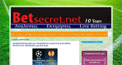 Desktop Screenshot of betsecret.net